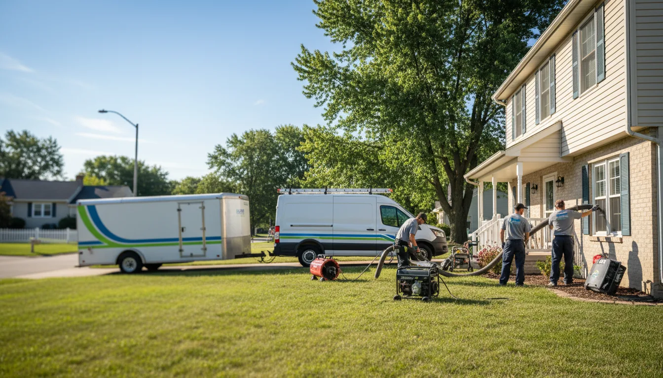 Flooded Basement Restoration And Cleanup With Repair in North Evans, NY near me